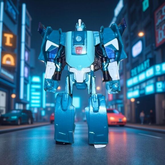 2016 Playskool Transformers Robots In Disguise One Step Changer Blurr Blue Car - Picture 1 of 4